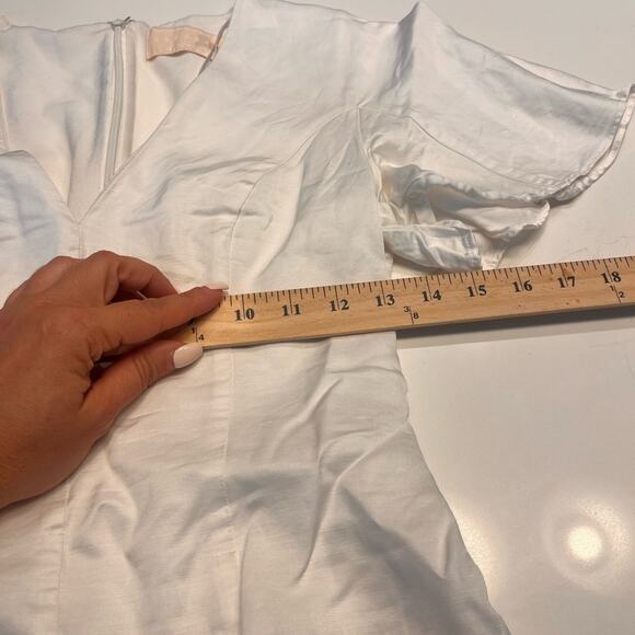 Keepsake The Label Ivory Magnetic Sleeve Mini Dress XS - Picture 10 of 11